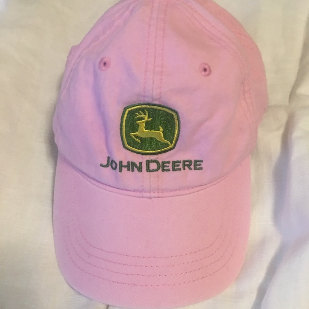 John Deere pink hat